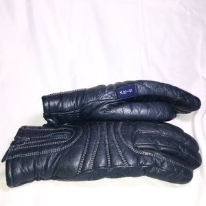 Aris Leather Winter Navy Gloves Men’s Size Large